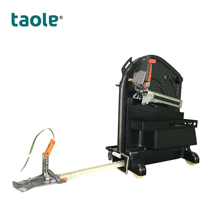 Taolepack Mobile Pallet Strapping Feeding Machine wtih PET banding